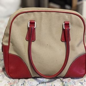 Prada Boston Canvas handbag